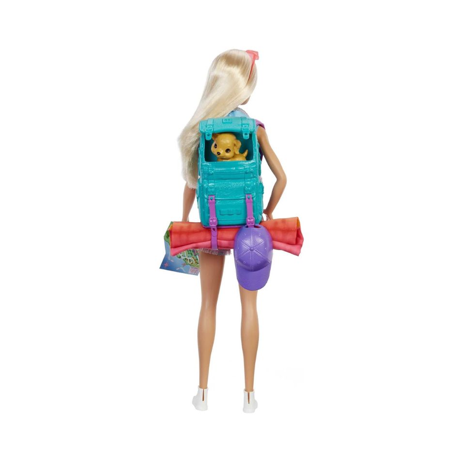 BRAND HDF73 BARBIE DOLL AND CAMPING ACCESSORIES KOUREAS TOYS