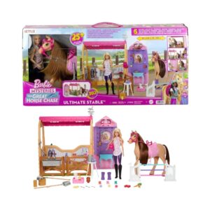 BRAND HXJ44 BARBIE MYSTERIES THE MYSTERIOUS HORSE ADVENTURE THE ULTIMATE HORSE STABLE KOUREAS TOYS