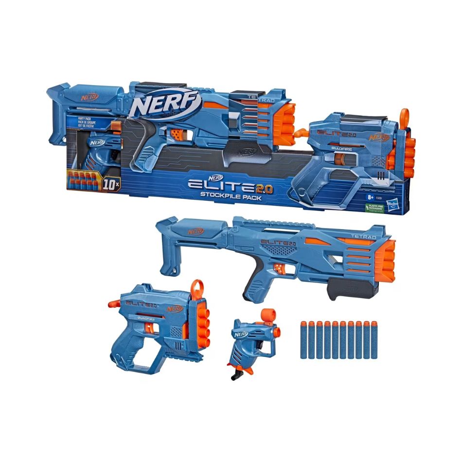 BRAND F5031 NERF ELITE 2.0 STOCKPILE PACK KOUREAS TOYS