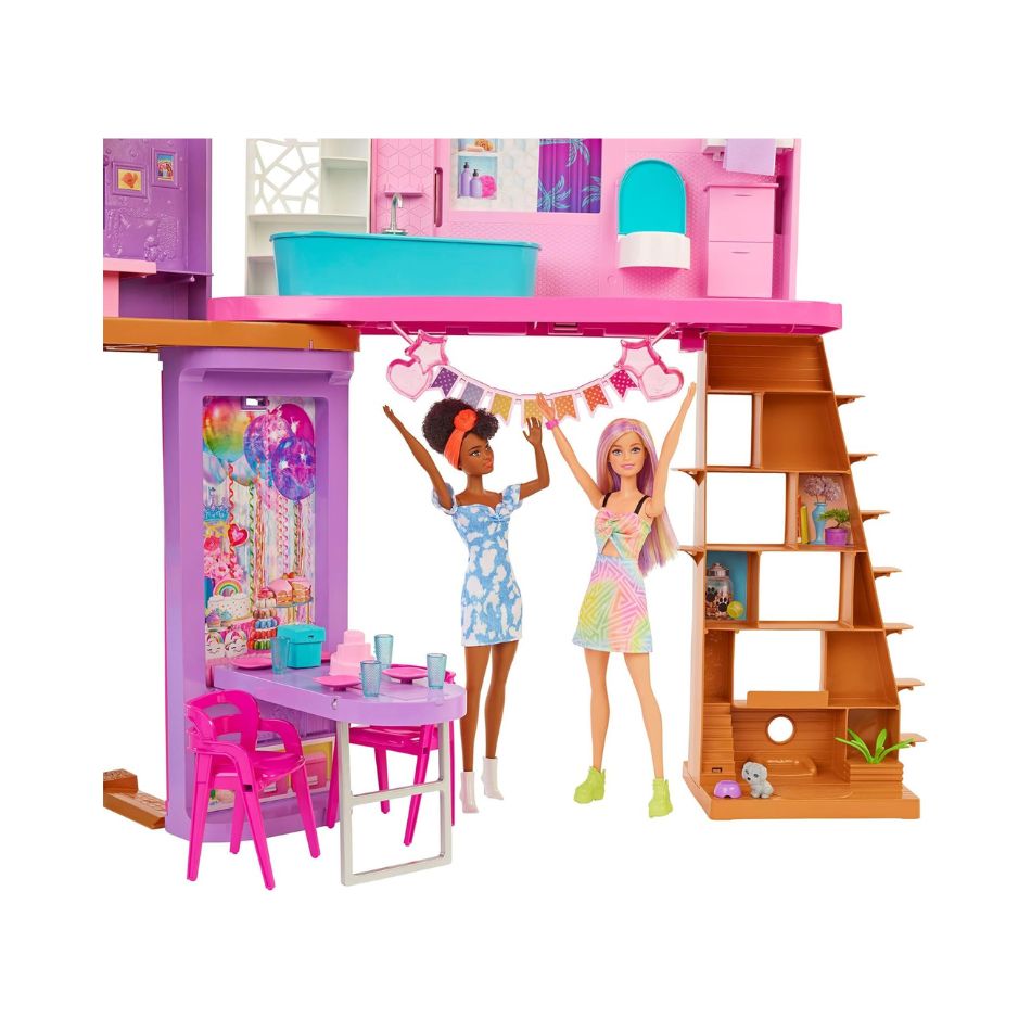 BRAND HCD50 BARBIE VACATION HOUSE DOLLHOUSE KOUREAS TOYS