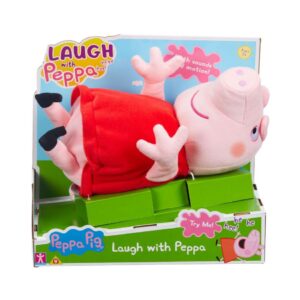BRAND 37565 PEPPA PIG – LAUGH WITH PEPPA INTERACTIVE PLUSH KOUREAS TOYS