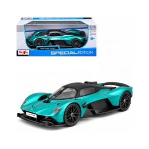 MAISTO 31465 1:18 ASTON MARTIN VALKYRIE METALLIC GREEN KOUREAS TOYS