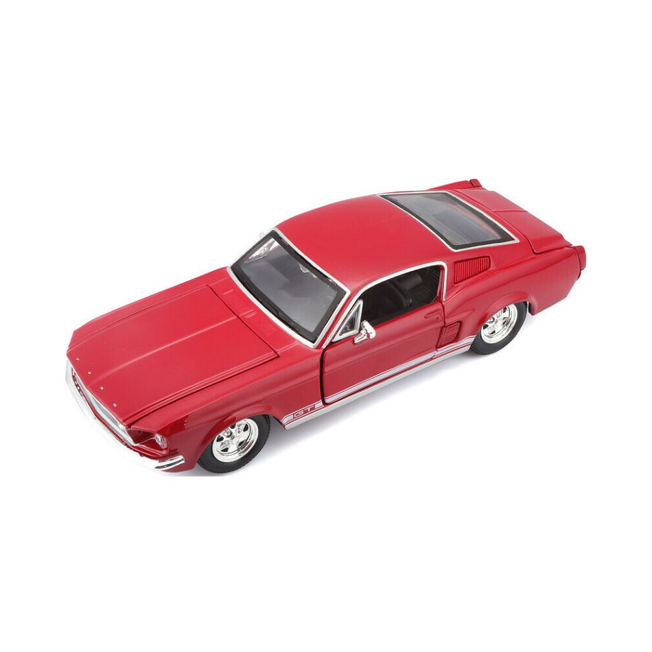 MAISTO 31260 1:24 1967 FORD MUSTANG GT RED KOUREAS TOYS