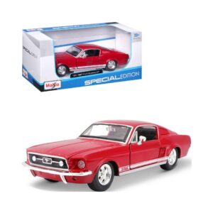 MAISTO 31260 1:24 1967 FORD MUSTANG GT RED KOUREAS TOYS