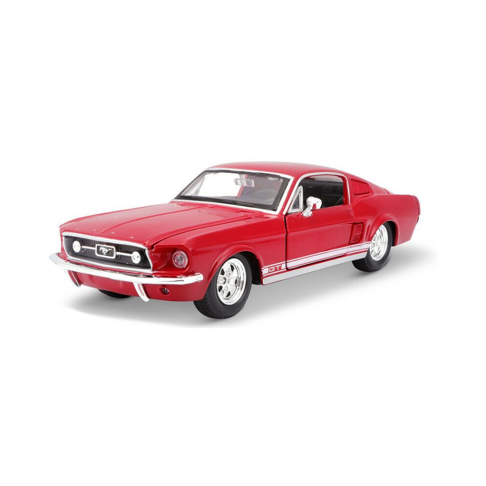 MAISTO 31260 1:24 1967 FORD MUSTANG GT RED KOUREAS TOYS