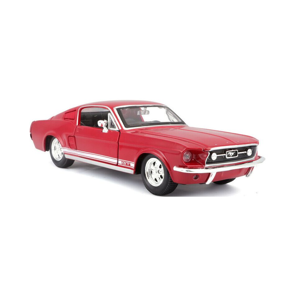 MAISTO 31260 1:24 1967 FORD MUSTANG GT RED KOUREAS TOYS