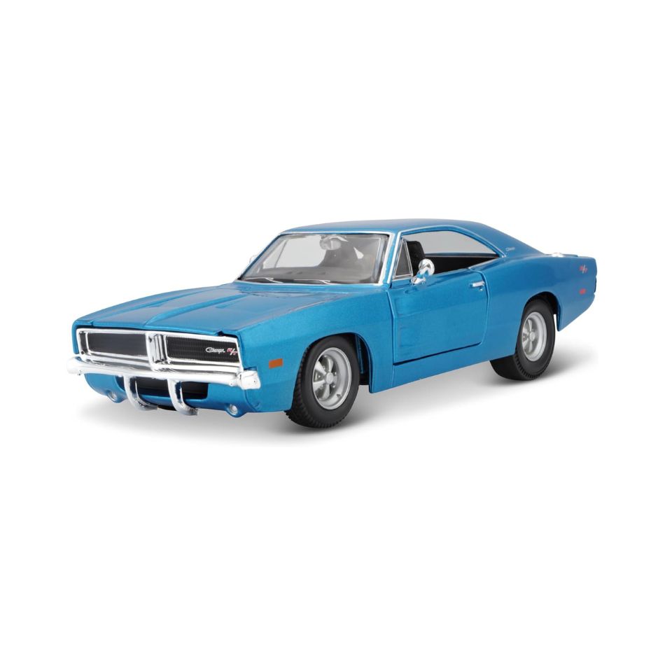 MAISTO 31256 1:25 1969 DODGE CHARGER R/T METALLIC BLUE SPECIAL EDITION KOUREAS TOYS
