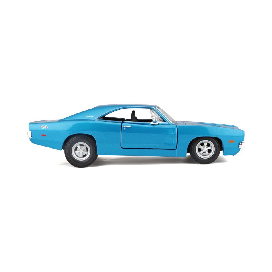 MAISTO 31256 1:25 1969 DODGE CHARGER R/T METALLIC BLUE SPECIAL EDITION KOUREAS TOYS