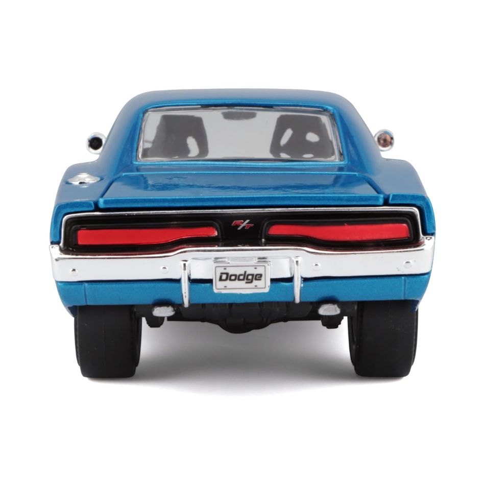 MAISTO 31256 1:25 1969 DODGE CHARGER R/T METALLIC BLUE SPECIAL EDITION KOUREAS TOYS