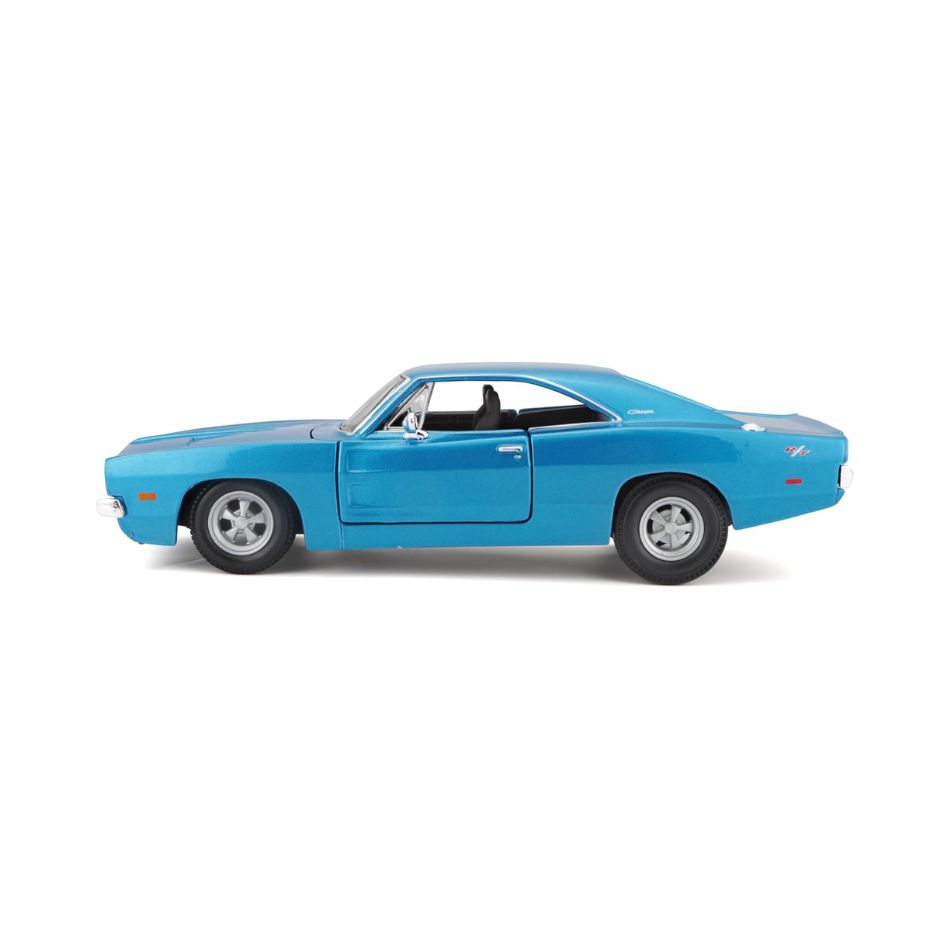MAISTO 31256 1:25 1969 DODGE CHARGER R/T METALLIC BLUE SPECIAL EDITION KOUREAS TOYS