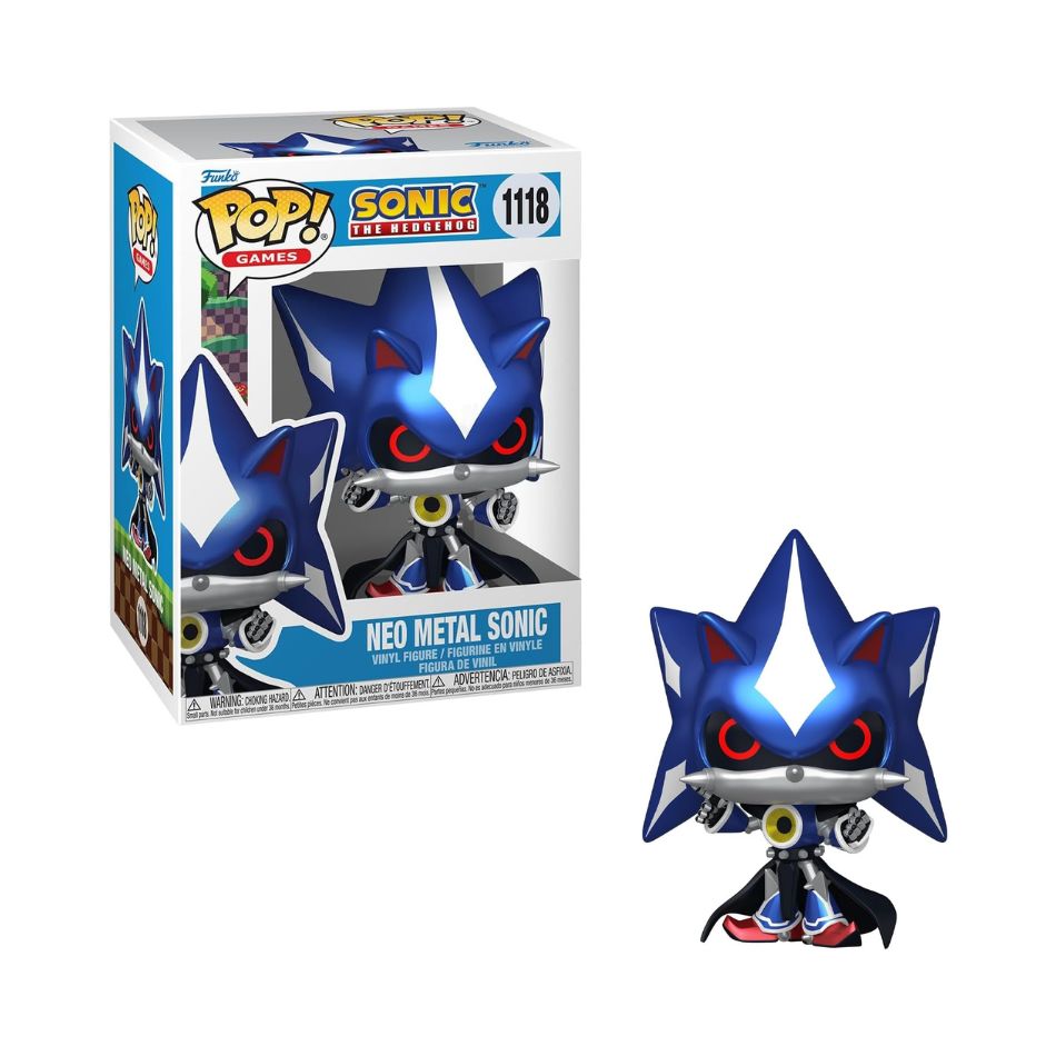 FUNKO POP! GAMES: SONIC THE HEDGEHOG - NEO METAL SONIC 1118 KOUREAS TOYS