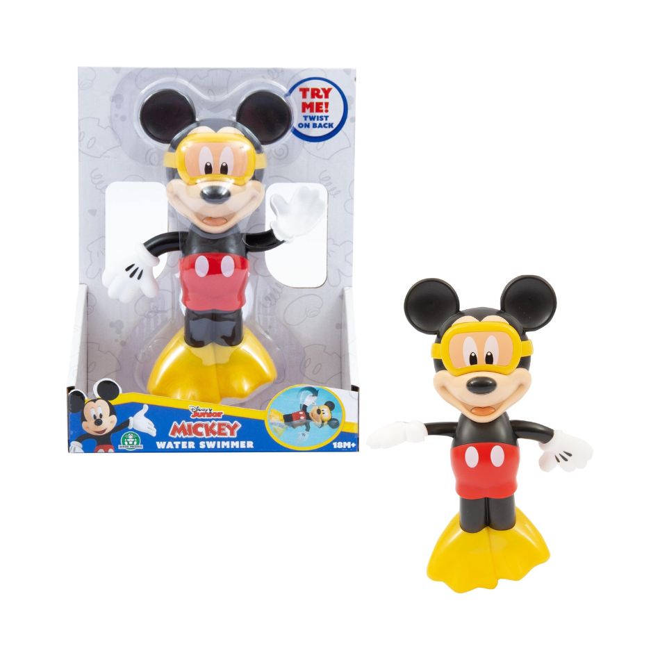 BRAND 38836 MICKEY MOUSE WATER SWIMMER 18CM KOUREAS TOYS