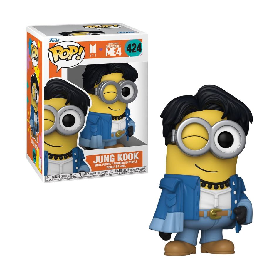 FUNKO POP! ROCKS: MINIONS X BTS – JUNG KOOK 424 KOUREAS TOYS