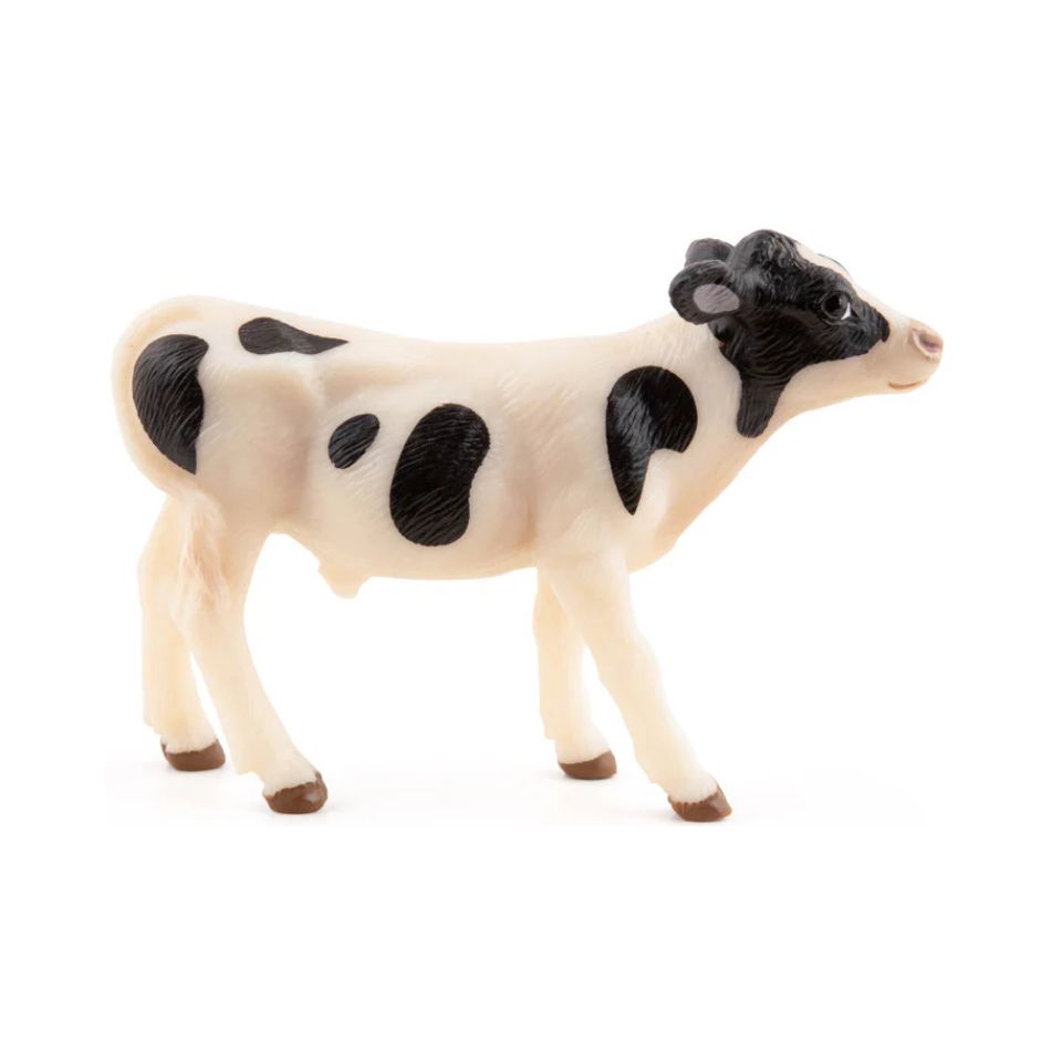 51149 PAPO FARMYARD BLACK & WHITE CALF KOUREAS TOYS