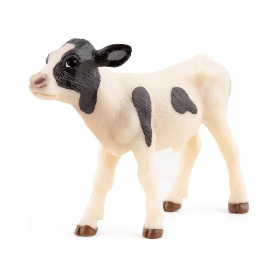 51149 PAPO FARMYARD BLACK & WHITE CALF KOUREAS TOYS