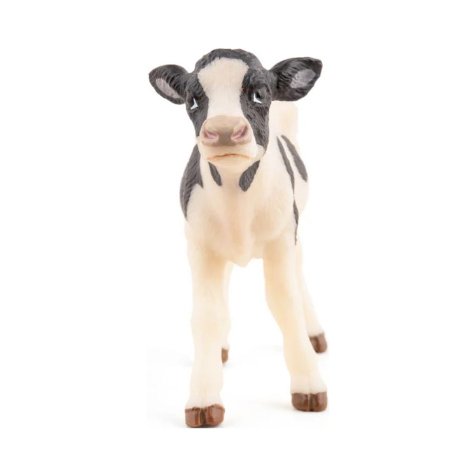 51149 PAPO FARMYARD BLACK & WHITE CALF KOUREAS TOYS