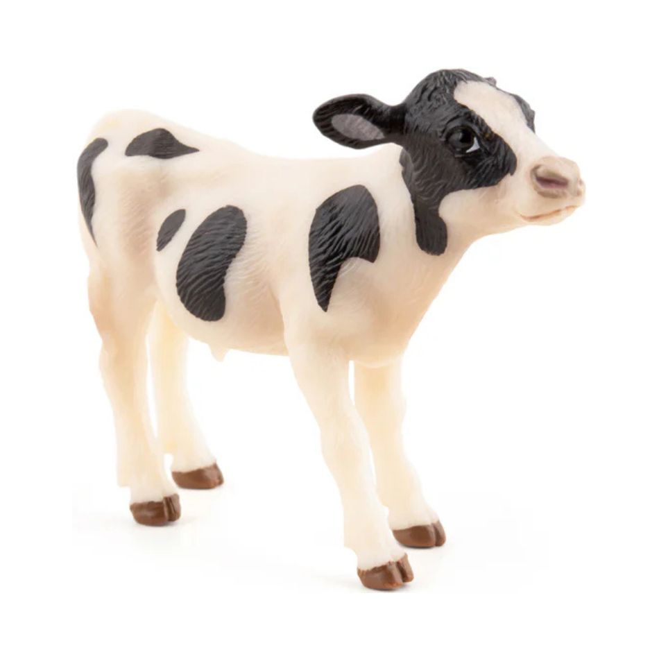 51149 PAPO FARMYARD BLACK & WHITE CALF KOUREAS TOYS
