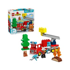 LEGO® 10473 DUPLO FIRE TRUCK WITH HOSE AND FIREFIGHTER KOUREAS TOYS