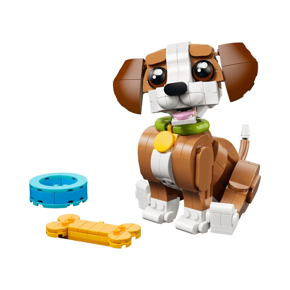 LEGO® 31382 CREATOR 3-IN-1 CUTE ANIMALS: PLAYFUL PUPPY DOG KOUREAS TOYS