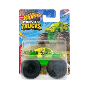 BRAND HFB96 1:70 HOT WHEELS MONSTER TRUCKS MINI GUNKSTER SCALE PLASTIC VEHICLE KOUREAS TOYS