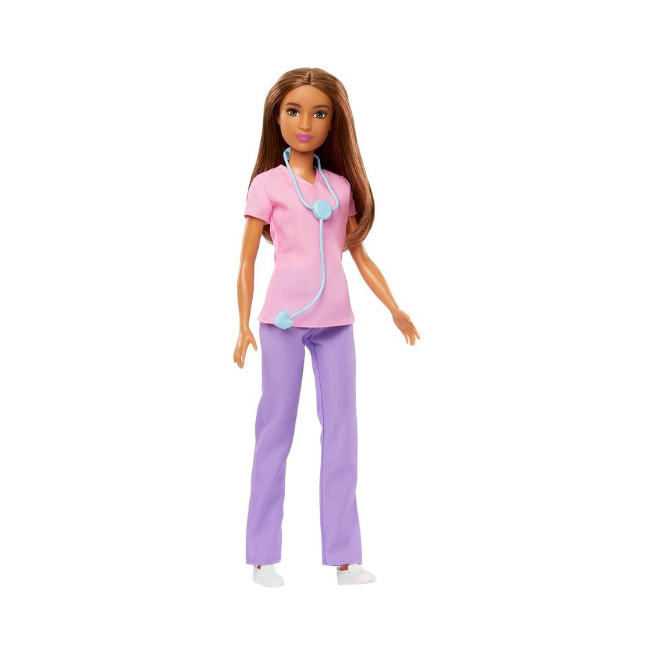 BRAND HBW99 BARBIE YOU CAN BE ANYTHING DOCTOR DOLL KOUREAS TOYS