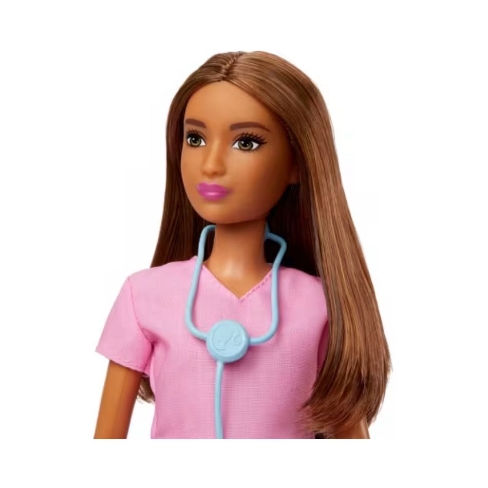 BRAND HBW99 BARBIE YOU CAN BE ANYTHING DOCTOR DOLL KOUREAS TOYS