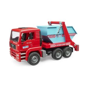 BRUDER 02741 MAN TGA SKIP LOADER KOUREAS TOYS