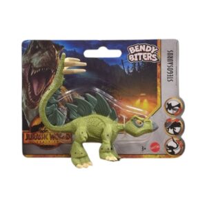 BRAND GYX95 JURASSIC WORLD BENDY BITERS STEGOSAURUS 982626 KOUREAS TOYS