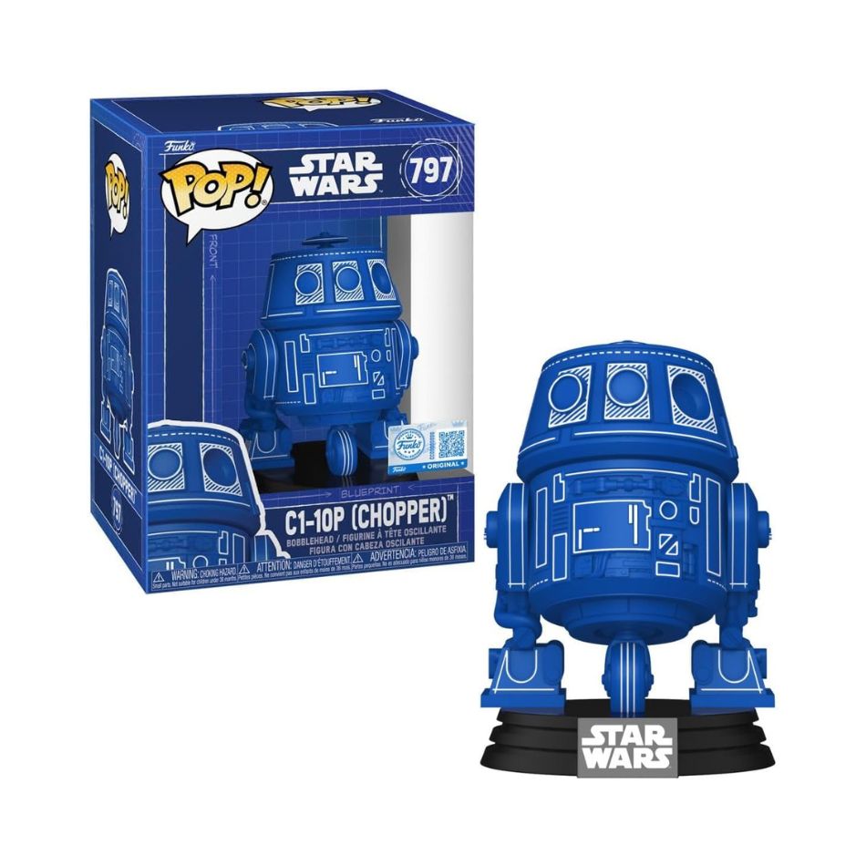 FUNKO POP! STAR WARS: C1-10P (CHOPPER) BOBBLEHEAD 797 KOUREAS TOYS
