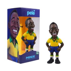 MINIX 18024 COLLECTABLES FIGURE 12cm FOOTBALL LEGENDS - PELÉ BRAZIL 1ST KIT 110A KOUREAS TOYS