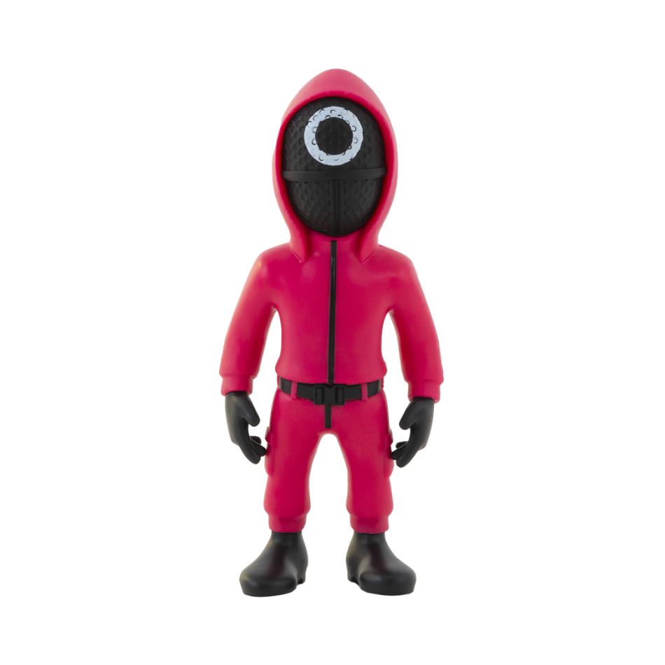 MINIX 13746 COLLECTABLES FIGURE 12cm SQUID GAME - MASKED WORKER CIRCLE GUARD 112 KOUREAS TOYS