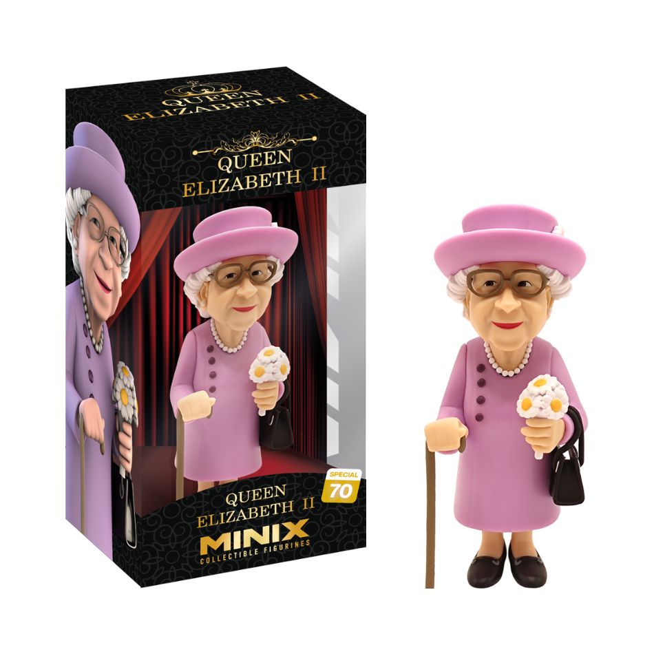 MINIX 12763 COLLECTABLES FIGURE 12cm QUEEN ELIZABETH II 70 KOUREAS TOYS