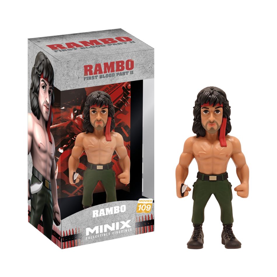 MINIX 14576 COLLECTABLES FIGURE 12cm RAMBO - RAMBO WITH BANDANA 109 KOUREAS TOYS