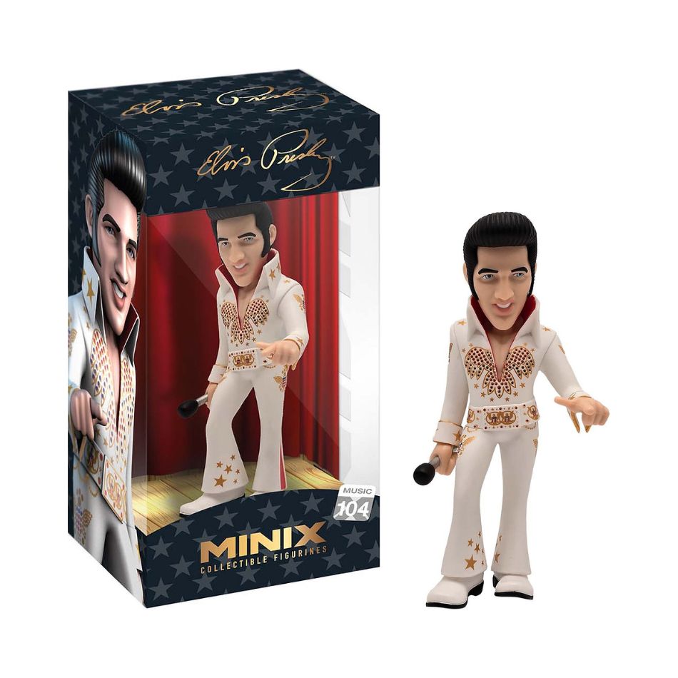 MINIX 14552 COLLECTABLES FIGURE 12cm ELVIS PRESLEY - ELVIS IN WHITE SUIT 104 KOUREAS TOYS