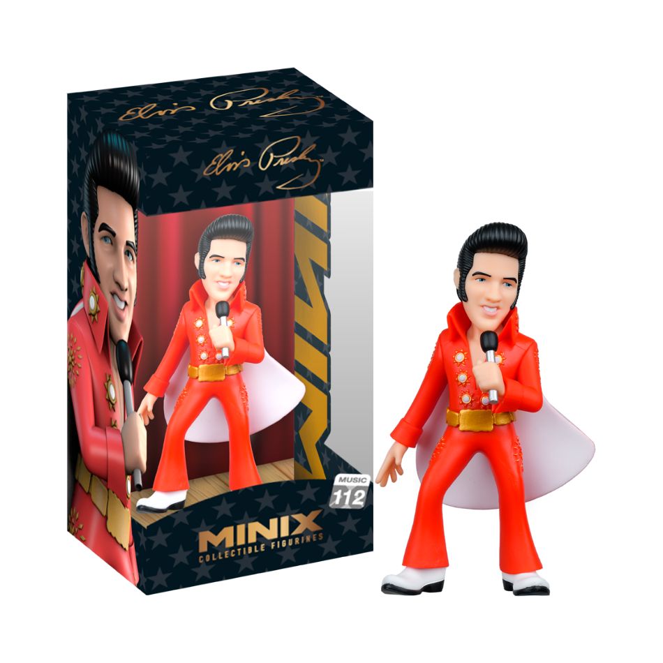 MINIX 18918 COLLECTABLES FIGURE 12cm ELVIS - ELVIS RED SUIT 112 KOUREAS TOYS