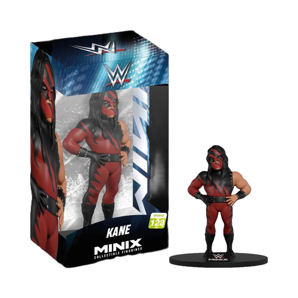MINIX 20591 COLLECTABLES FIGURE 12cm WWE - KANE 123 KOUREAS TOYS