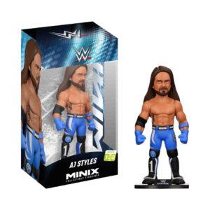 MINIX 20638 COLLECTABLES FIGURE 12cm WWE - AJ STYLES 123 KOUREAS TOYS
