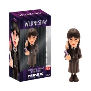 MINIX 11797 COLLECTABLES FIGURE 12cm WEDNESDAY ADDAMS WITH THING 123 KOUREAS TOYS