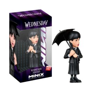 MINIX 20805 COLLECTABLES FIGURE 12cm WEDNESDAY ADDAMS UMBRELLA 167 KOUREAS TOYS