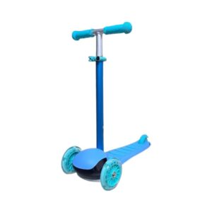 SCOOTER OCEAN BLUE/MINT FLASH PU WHEELS LB1503-BL KOUREAS TOYS