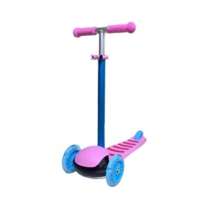 CANDY SCOOTER PINK/BLUE FLASH PU WHEELS LB1503-PK KOUREAS TOYS