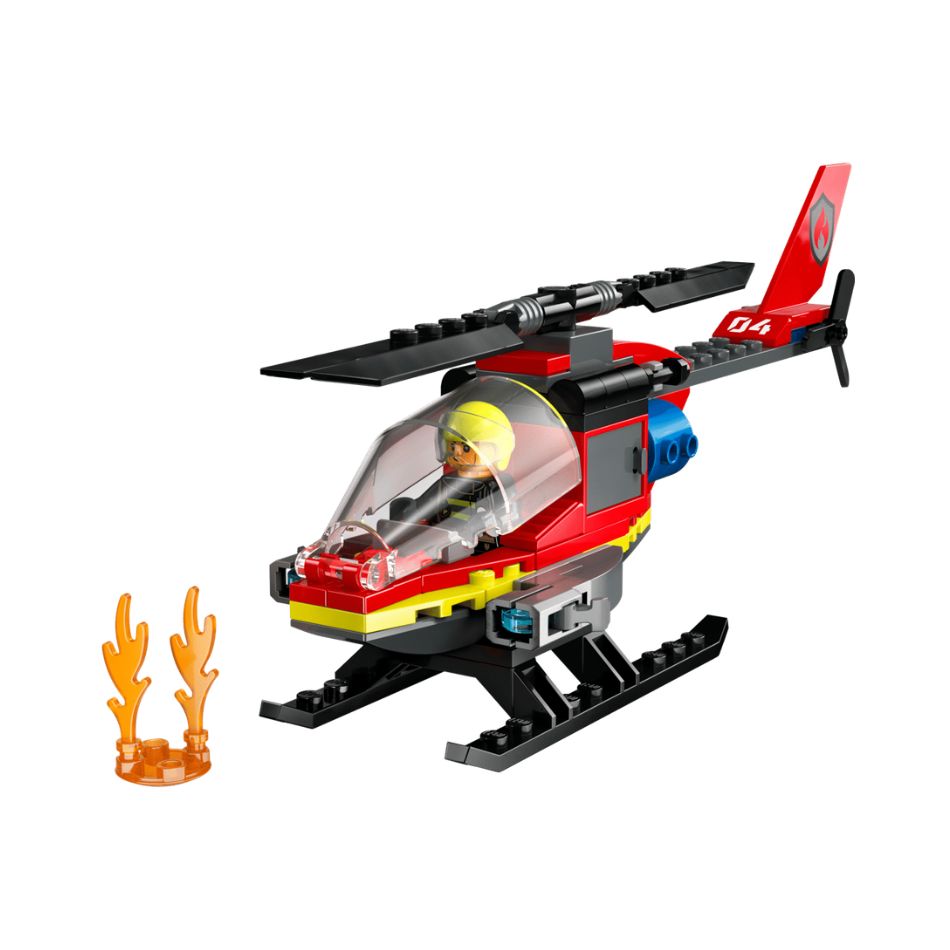 LEGO 60411 CITY FIRE RESCUE HELICOPTER KOUREAS TOYS