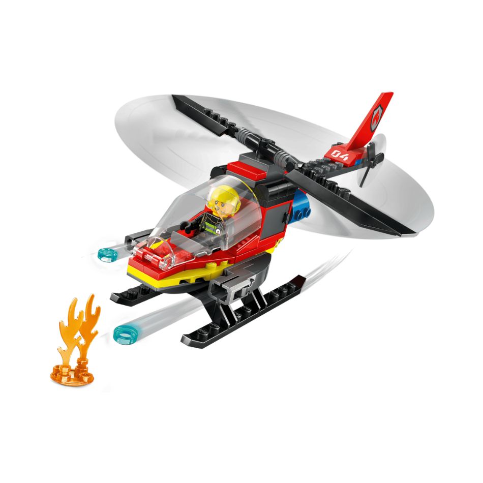 LEGO 60411 CITY FIRE RESCUE HELICOPTER KOUREAS TOYS