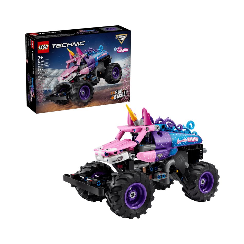 LEGO 42220 TECHNIC™ MONSTER JAM™ SPARKLE SMASH™ PULL-BACK KOUREAS TOYS