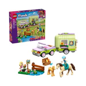 LEGO 42695 FRIENDS HORSE & BABY FOAL TRAILER KOUREAS TOYS