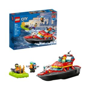 LEGO 60373 CITY FIRE RESCUE BOAT KOUREAS TOYS