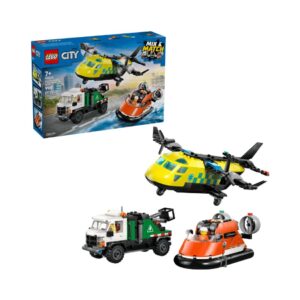 LEGO 60505 CITY AIRPLANE, SERVICE TRUCK & HOVERCRAFT REMIX KOUREAS TOYS