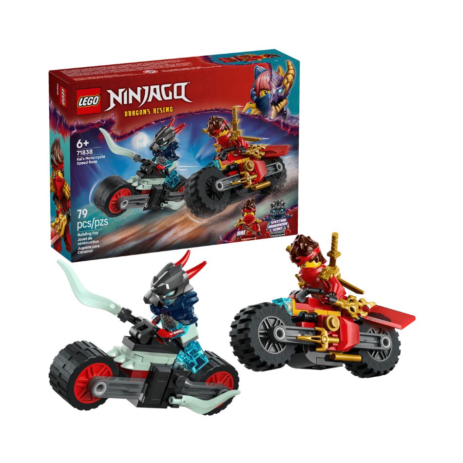 LEGO 71838 NINJAGO KAI'S MOTORCYCLE SPEED RACE KOUREAS TOYS