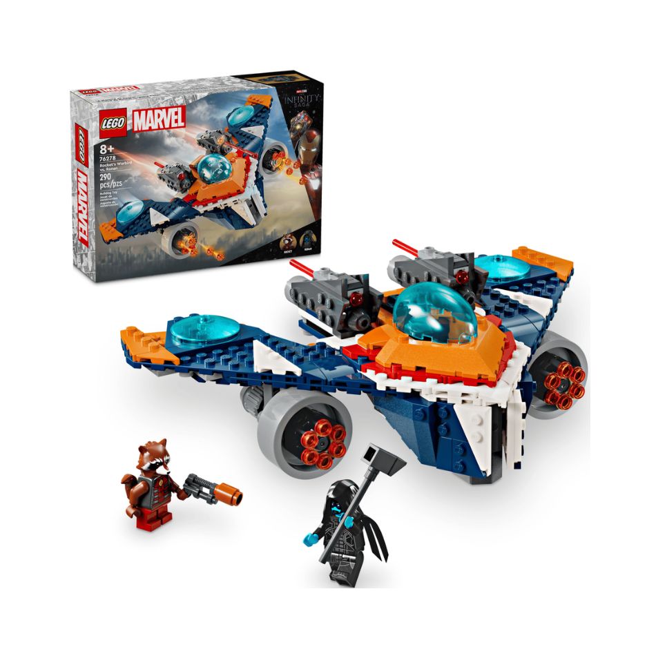LEGO 76278 MARVEL ROCKET'S WARBIRD VS. RONAN KOUREAS TOYS
