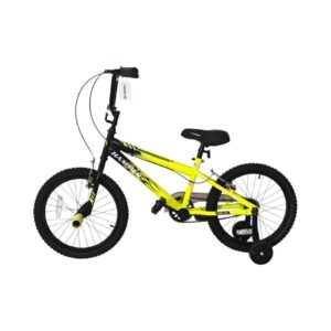 18" CHILDREN’S BIKE HAMMER WITH TRAINING WHEELS YELLOW 706288 KOUREAS TOYS